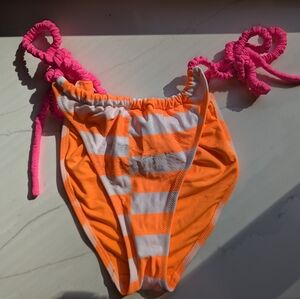 Aerie Orange and Pink Bikini Bottom